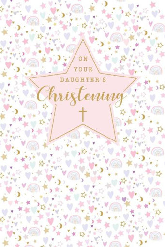 Picture of ON YOUR DAUGHTERS CHRISTENING CARD